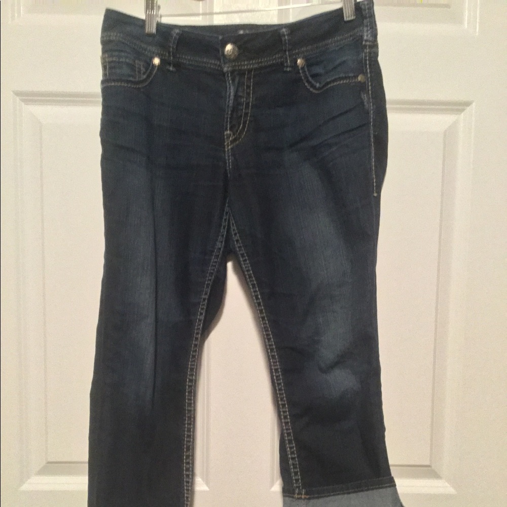 Silver “Suki” capri